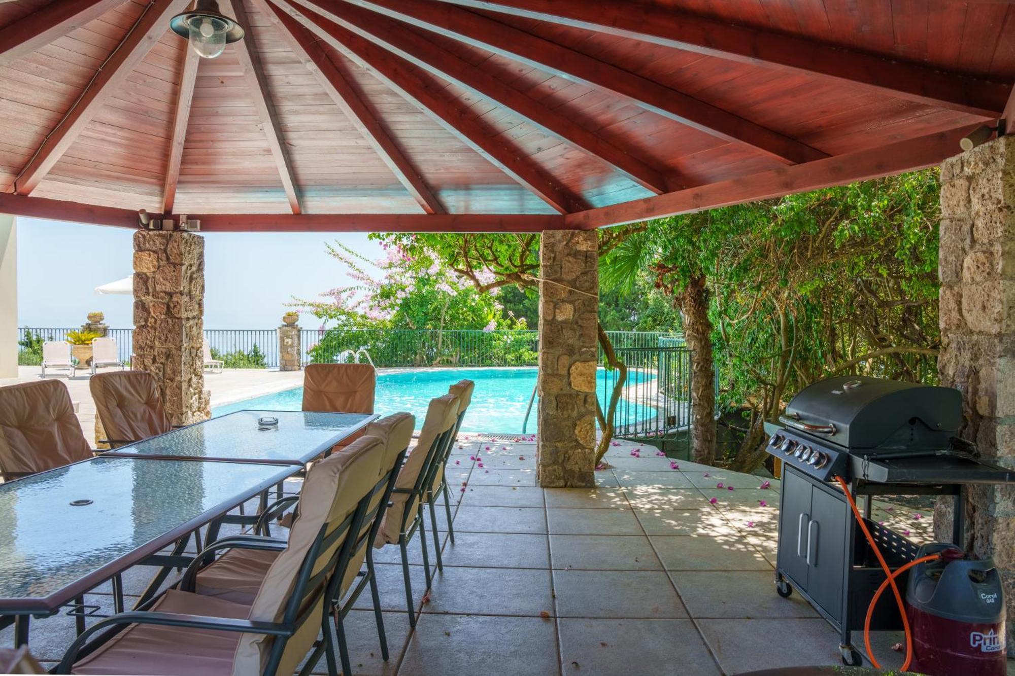 Villa Grosse Sea And Mountains View Gastouri  Екстер'єр фото